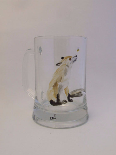 Fox and Bee pint tankard