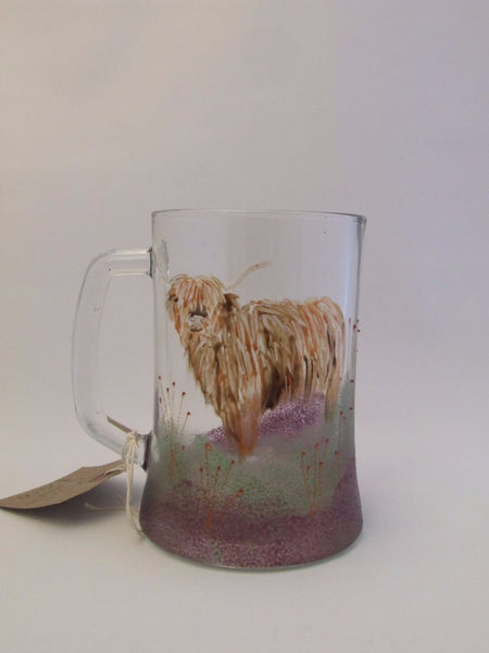 Highland Cow pint tankard