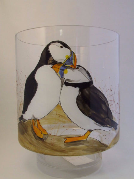 puffin floor vase