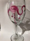 flamingo glass