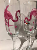 flamingo glass