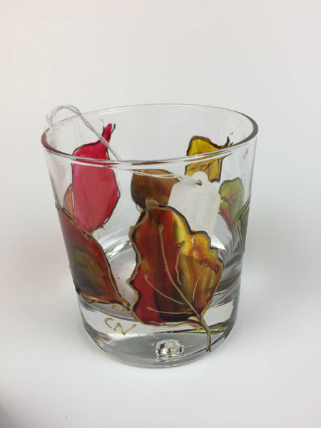 spirit glass autumn leaves