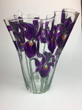 fluted vase - Iris