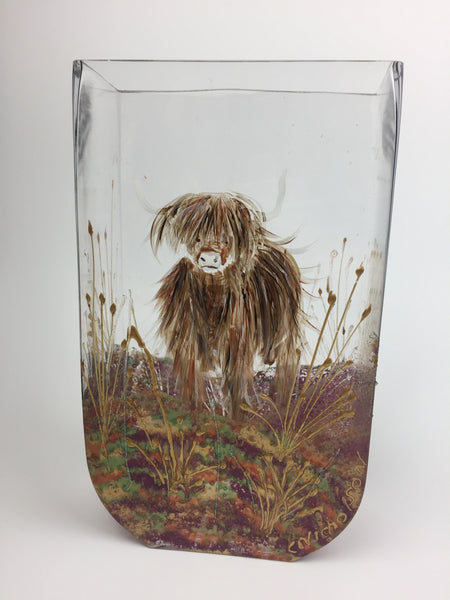 glass tank - highland cattle