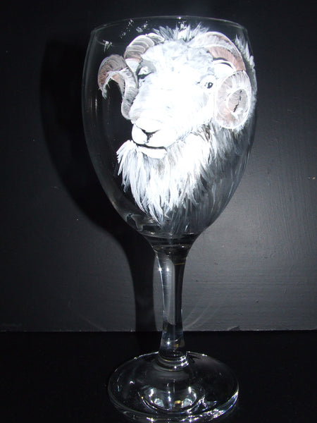 Balmoral glass tankard, Herdwick Ram