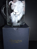 Balmoral glass tankard, Herdwick Ram