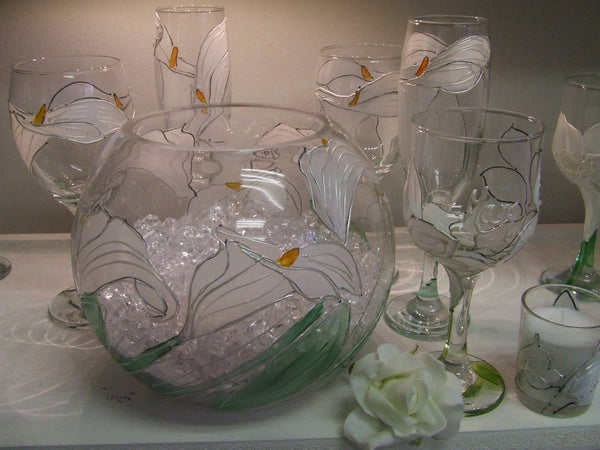 Lily candle holder